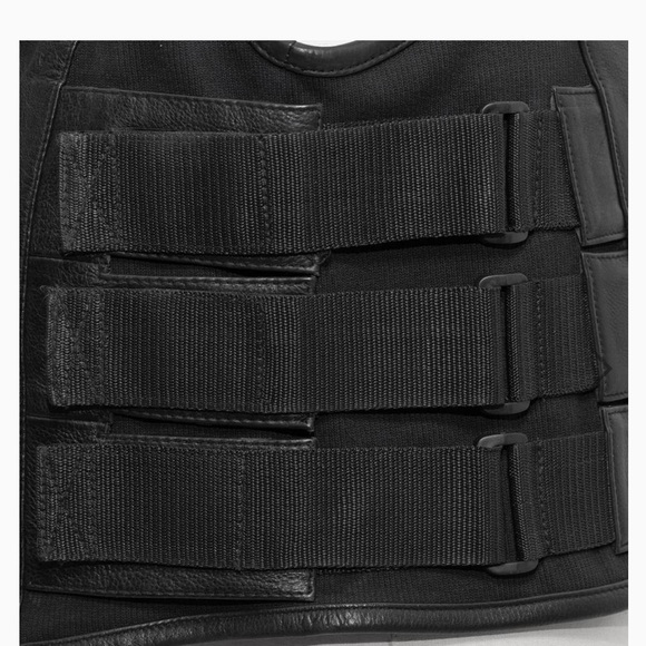 NWT Men’s Large Commando Leather Motorcycle Vest - Picture 4 of 11